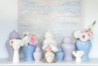 Light Lavender Ginger Jars (Various Sizes)