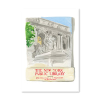 NY Public Library Matchbook Art Print