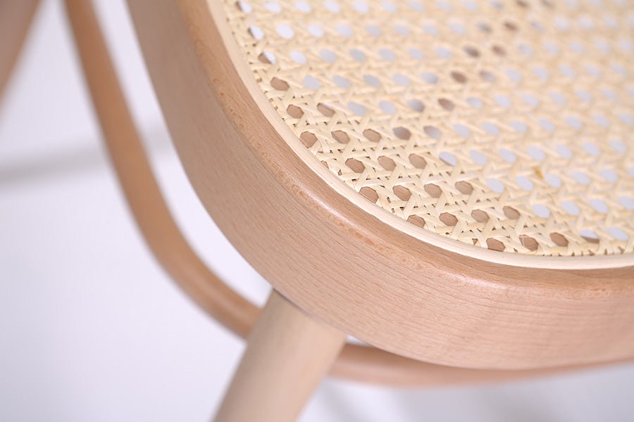 Bentwood Chair Natural Beech w/ Cane Back