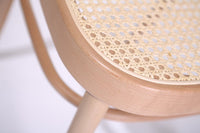 Bentwood Chair Natural Beech w/ Cane Back