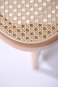 Bentwood Chair Natural Beech w/ Cane Back