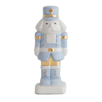 Light Blue Nutcracker with 22K Gold Accents