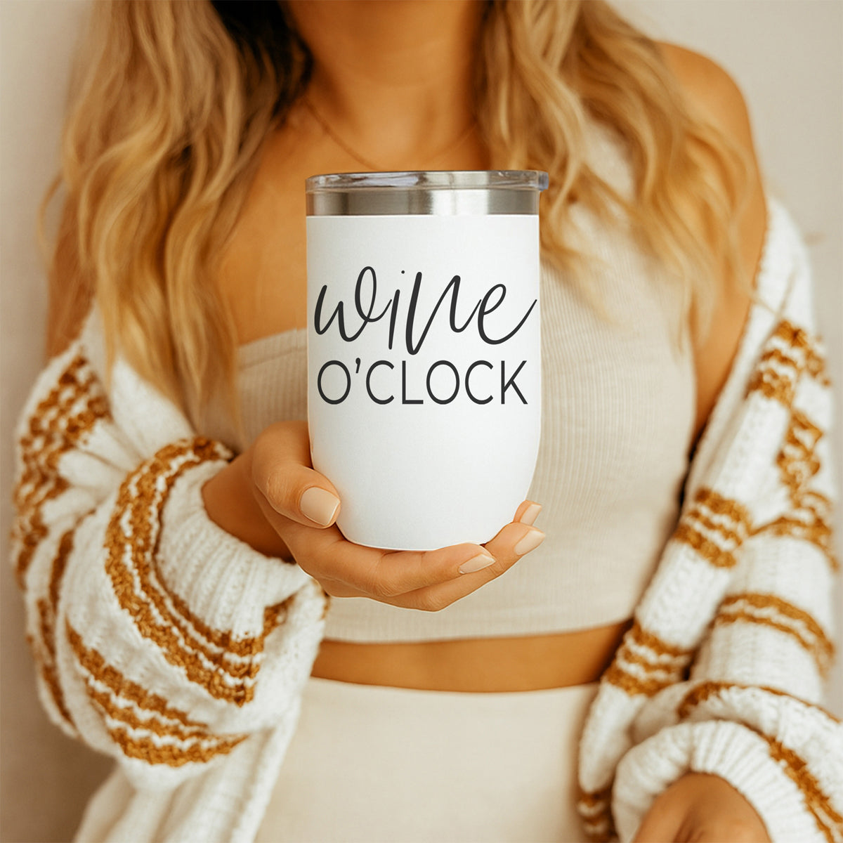 Wine O'Clock Tumbler 17oz