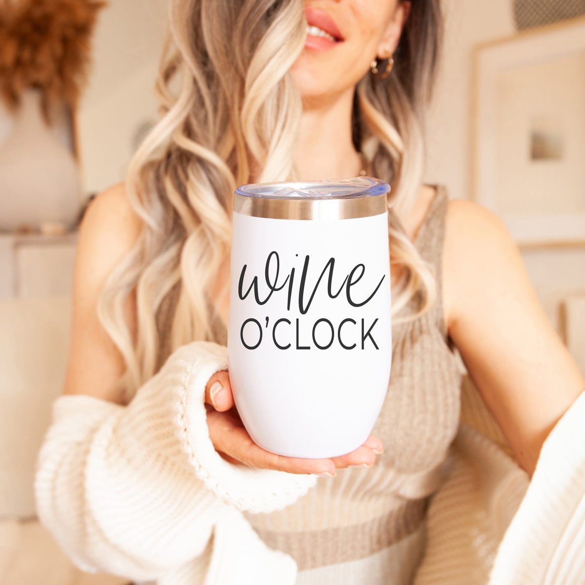 Wine O'Clock Tumbler 17oz