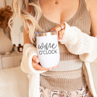 Wine O'Clock Tumbler 17oz