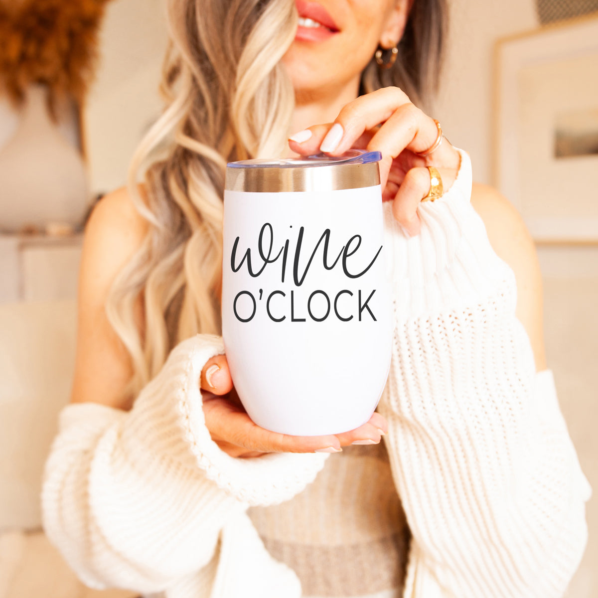 Wine O'Clock Tumbler 17oz