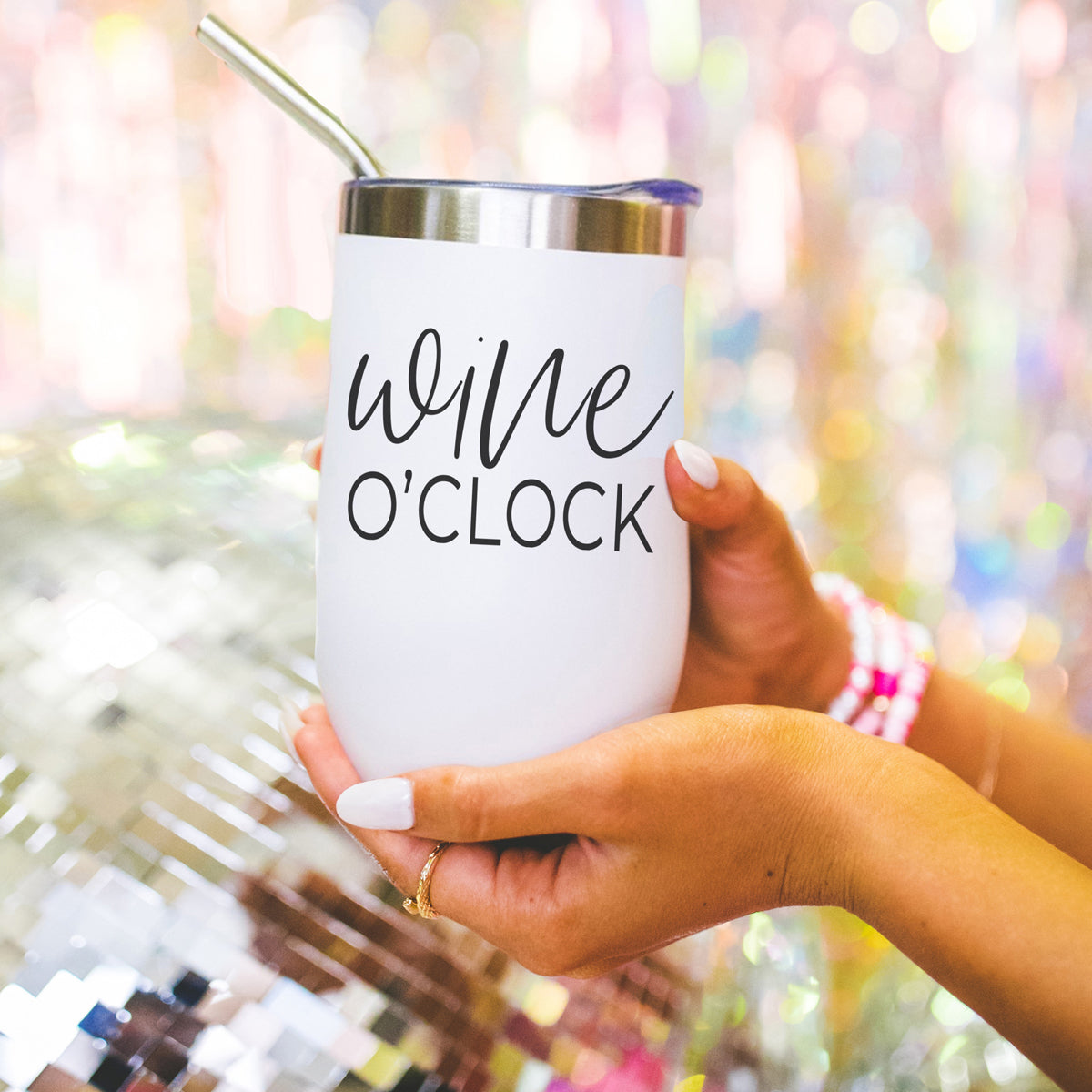Wine O'Clock Tumbler 17oz