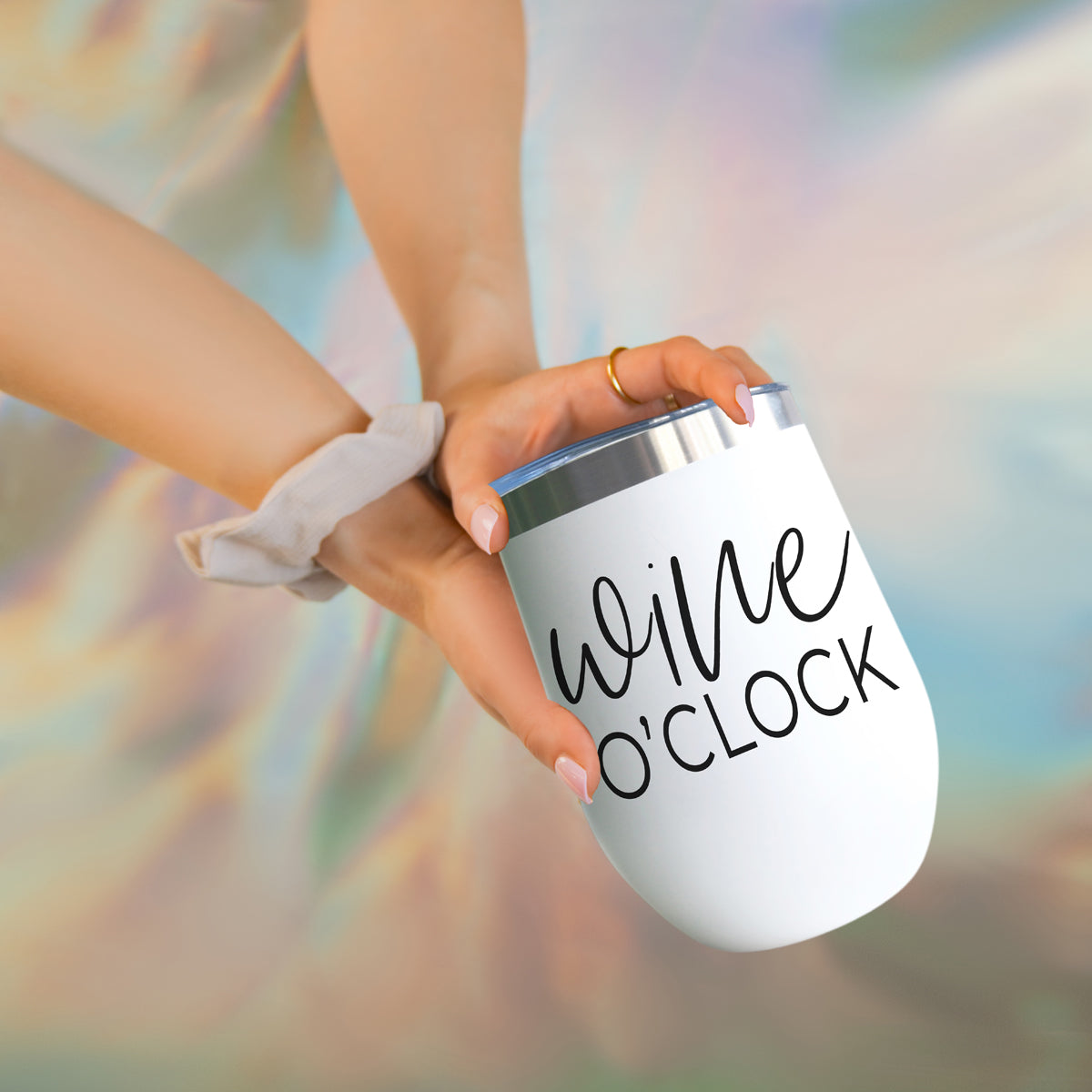 Wine O'Clock Tumbler 17oz