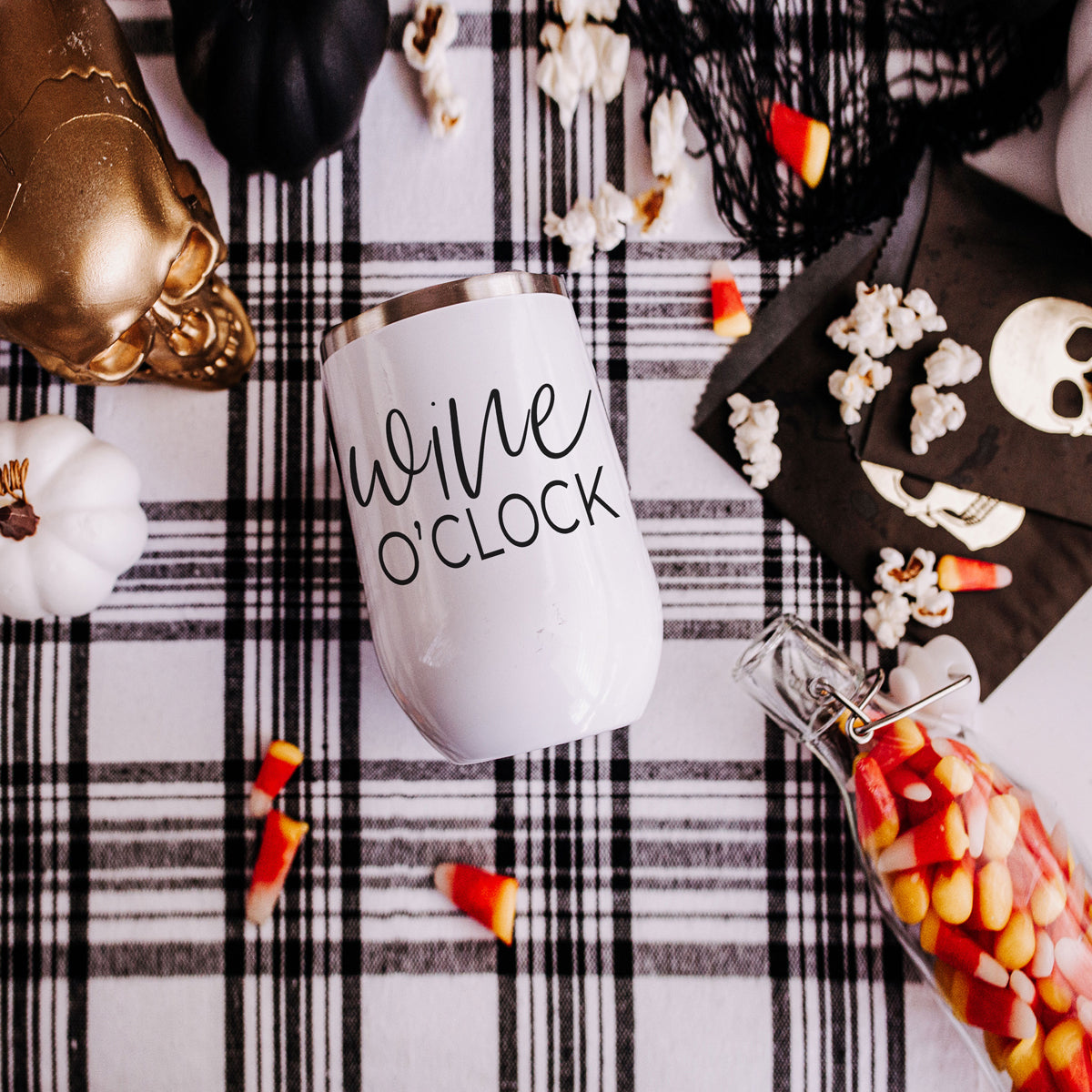 Wine O'Clock Tumbler 17oz