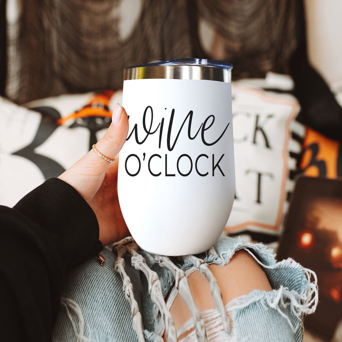 Wine O'Clock Tumbler 17oz