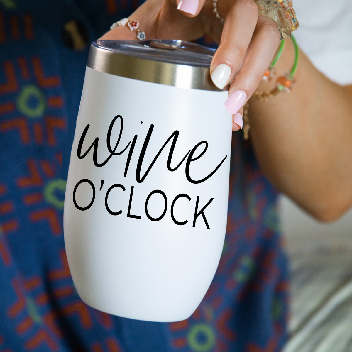 Wine O'Clock Tumbler 17oz