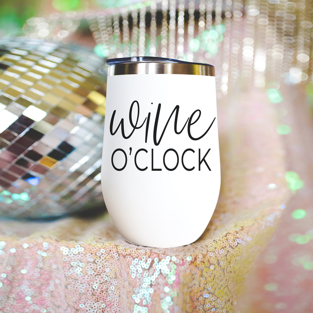 Wine O'Clock Tumbler 17oz