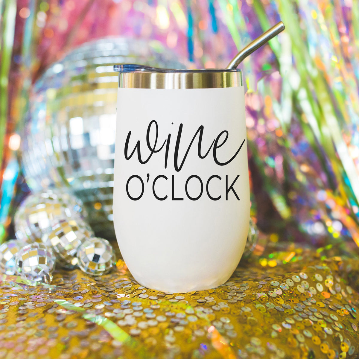 Wine O'Clock Tumbler 17oz