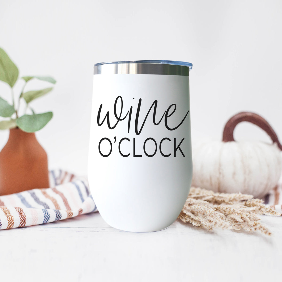 Wine O'Clock Tumbler 17oz