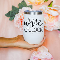 Wine O'Clock Tumbler 17oz