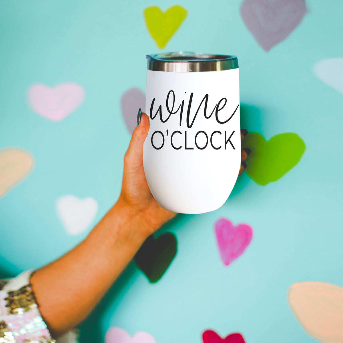 Wine O'Clock Tumbler 17oz