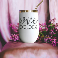 Wine O'Clock Tumbler 17oz