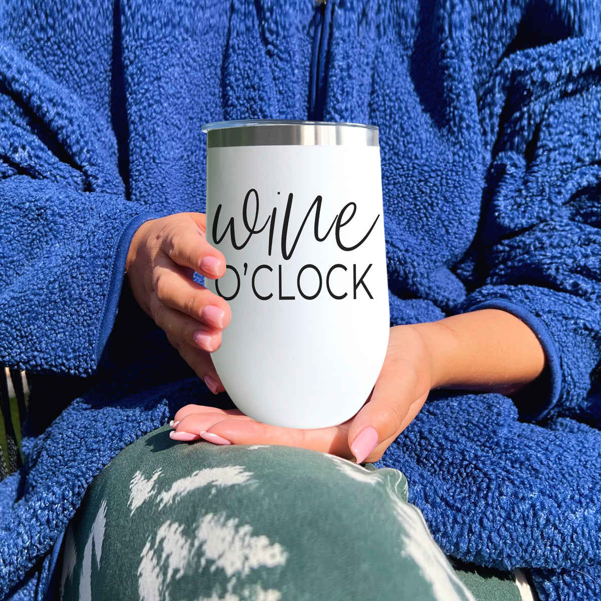Wine O'Clock Tumbler 17oz
