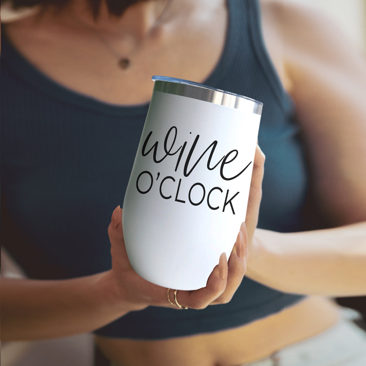 Wine O'Clock Tumbler 17oz