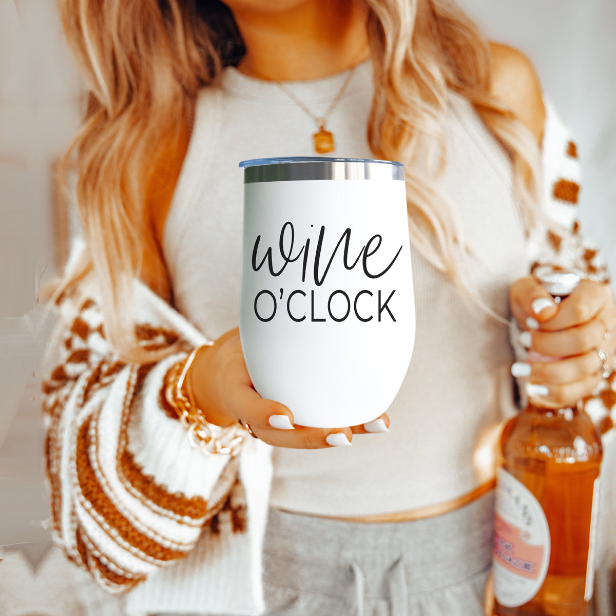 Wine O'Clock Tumbler 17oz