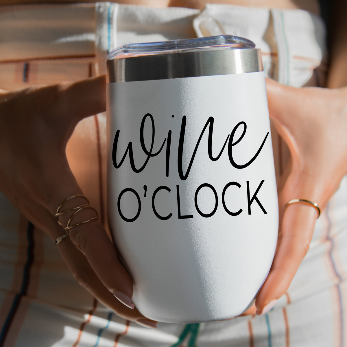 Wine O'Clock Tumbler 17oz