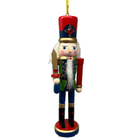 Wooden Nutcracker Ornament - Sword