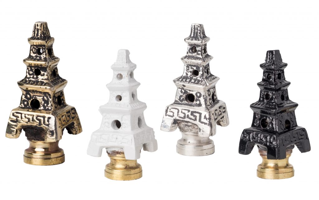 Pagoda Lamp Finial (various colors)