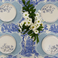 Aquelle Baby Blue Rectangle Fabric Placemat