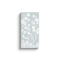 May – Tonal Green Chinoiserie Canvas Wrap (Various Sizes)