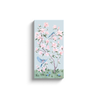 May – Blue Chinoiserie Canvas Wrap (Various Sizes)