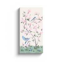 May – Ivory Chinoiserie Canvas Wrap (Various Sizes)
