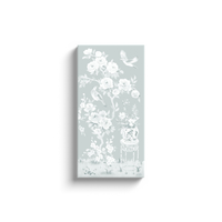 June – Tonal Green Chinoiserie Canvas Wrap (Various Sizes)