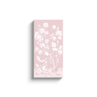 May – Tonal Pink Chinoiserie Canvas Wrap (Various Sizes)