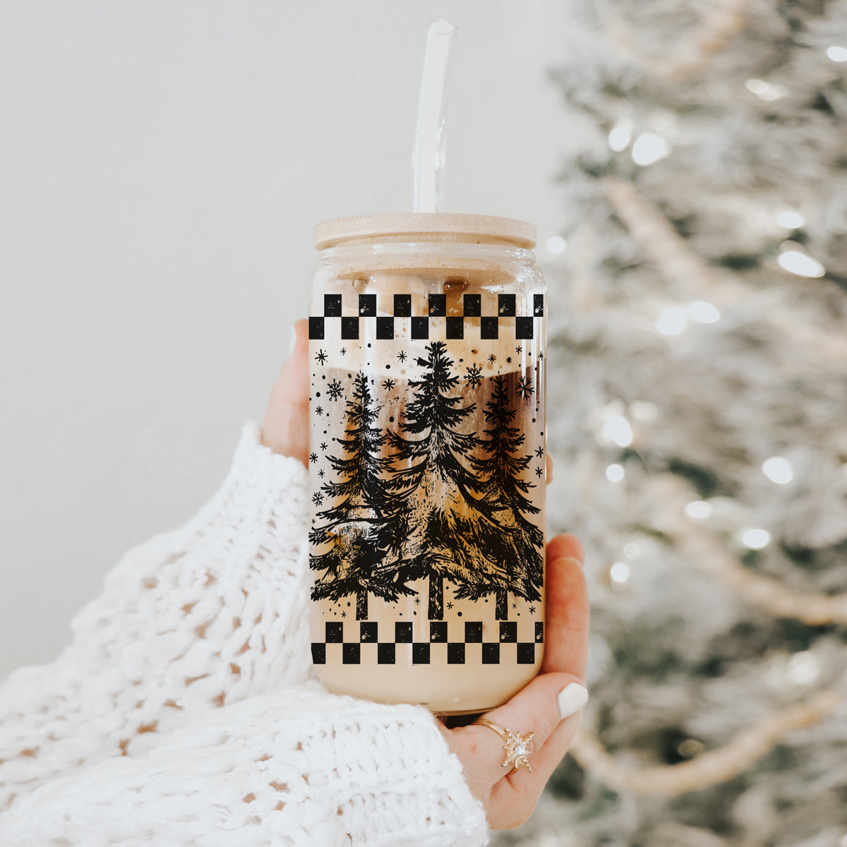 Retro Christmas Tree Cup