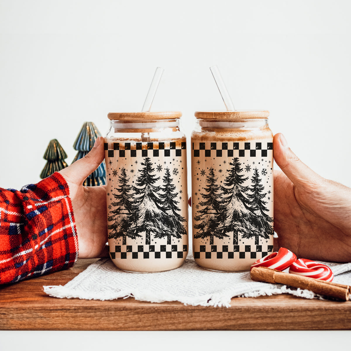 Retro Christmas Tree Cup