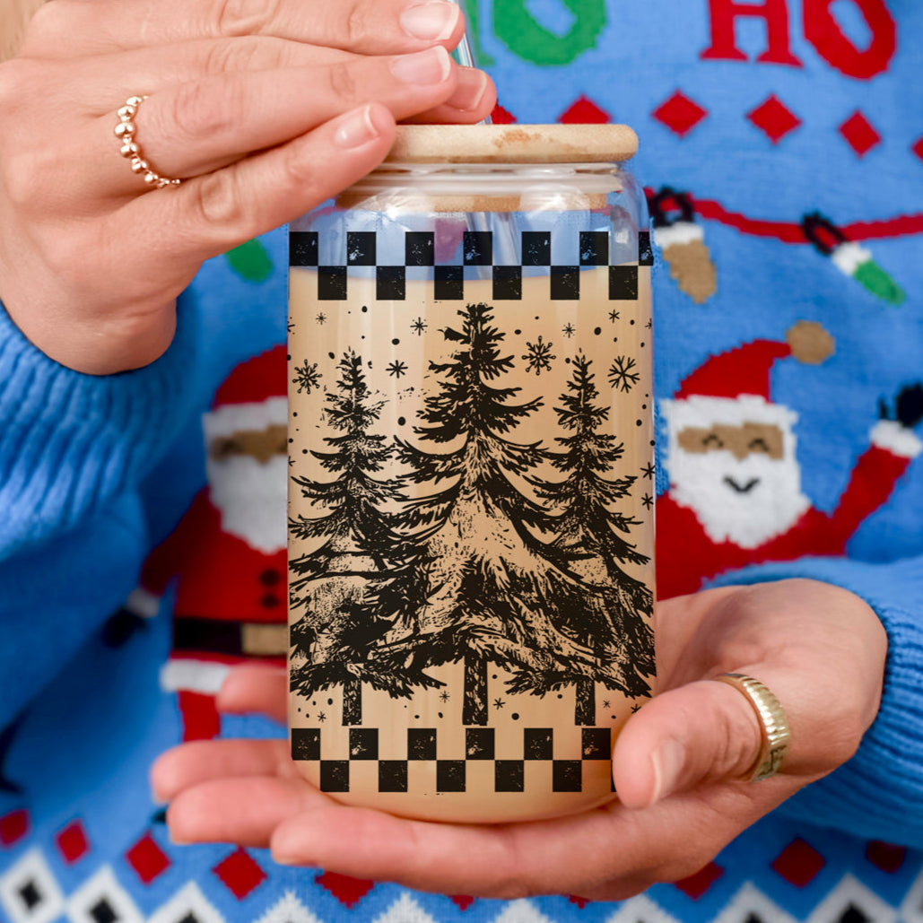 Retro Christmas Tree Cup