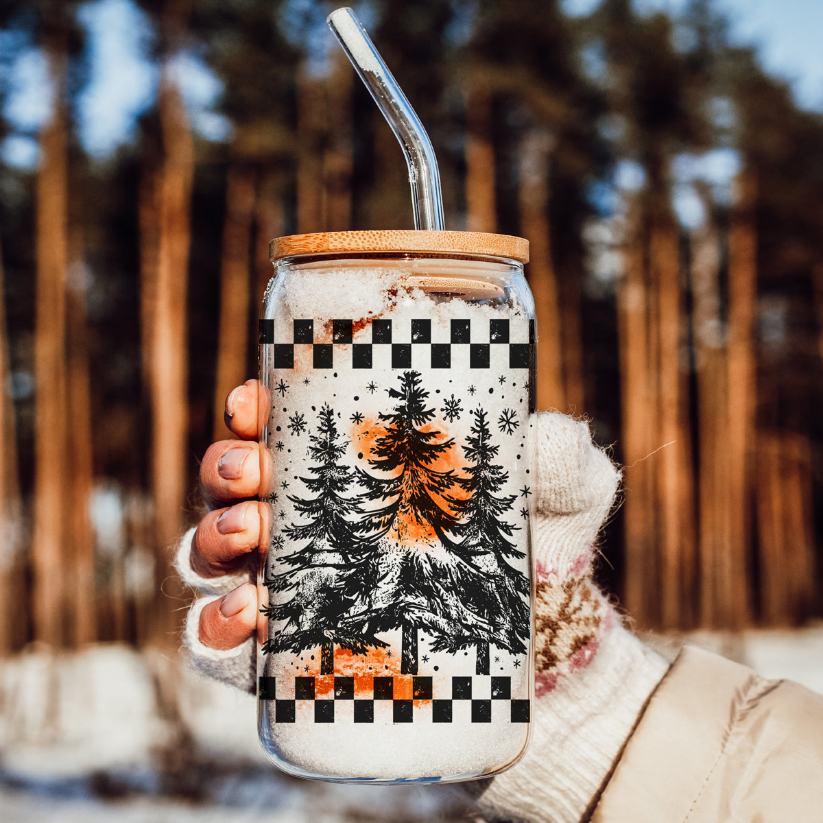 Retro Christmas Tree Cup