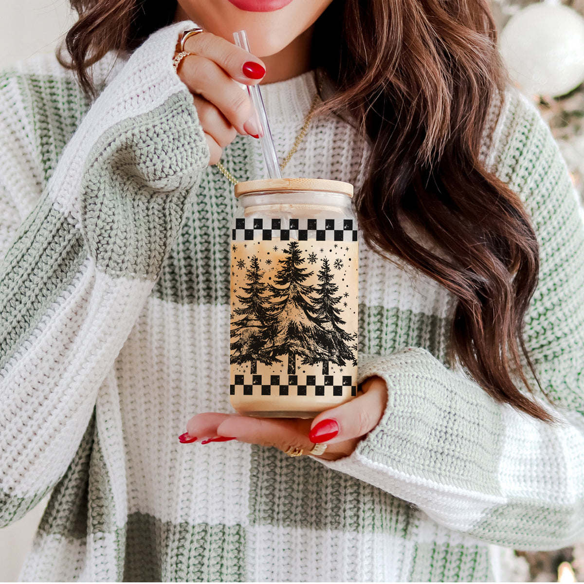 Retro Christmas Tree Cup