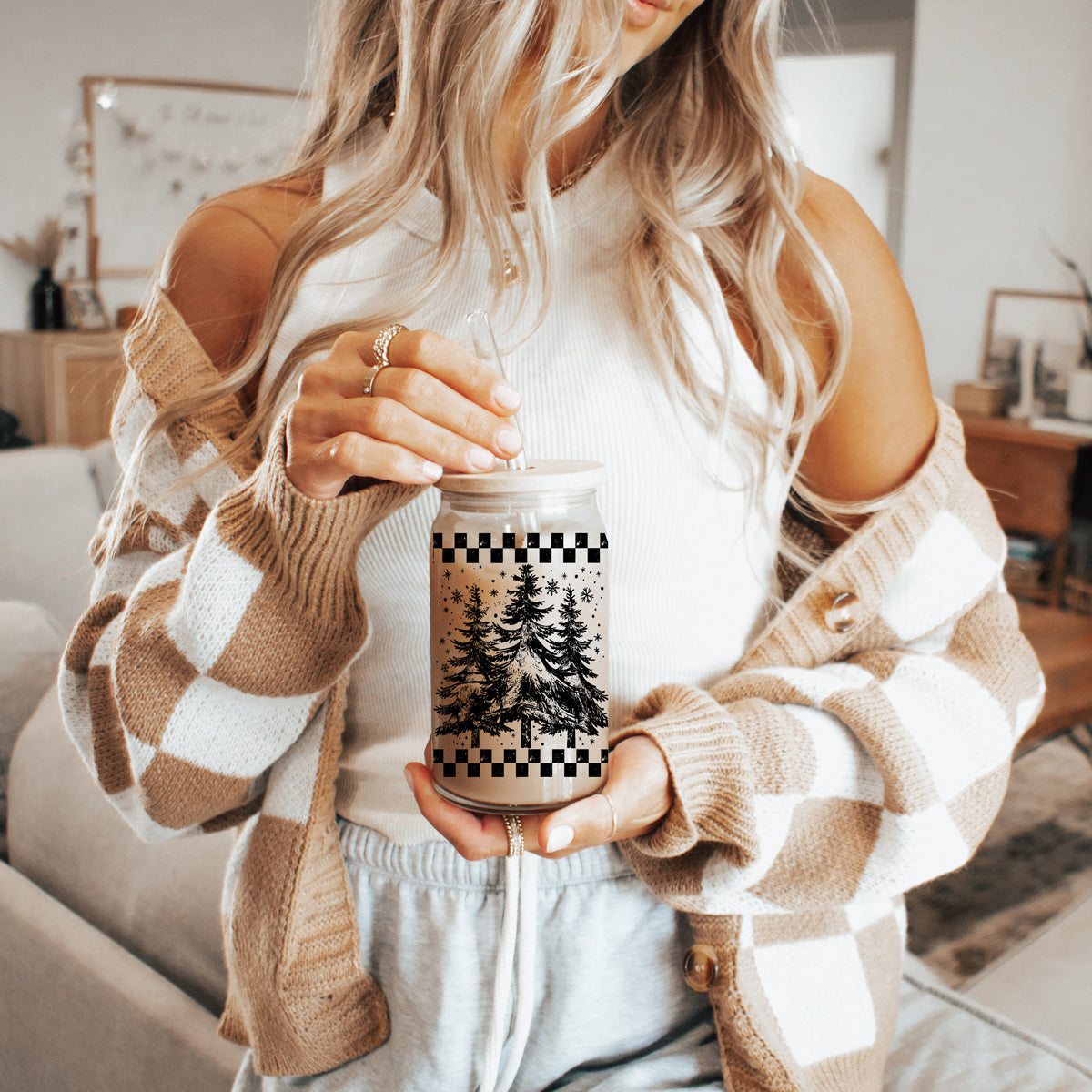 Retro Christmas Tree Cup