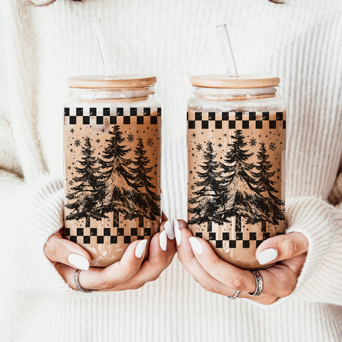 Retro Christmas Tree Cup