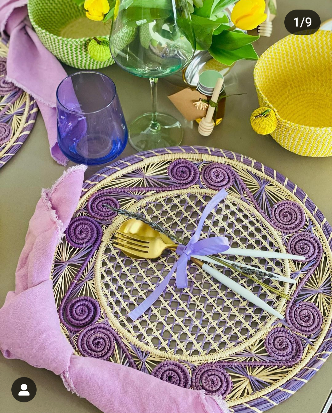 Caracol Handwoven Iraca Placemat