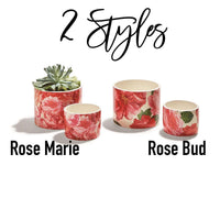Rose Marie Floral Cachepots