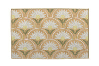Coneflower White Nu-Jute Rug -Washable (Various Sizes)