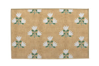 Clementine White Nu-Jute Rug - Washable (Various Sizes)
