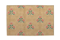 Clementine Coral Nu-Jute Rug - Washable (Various Sizes)