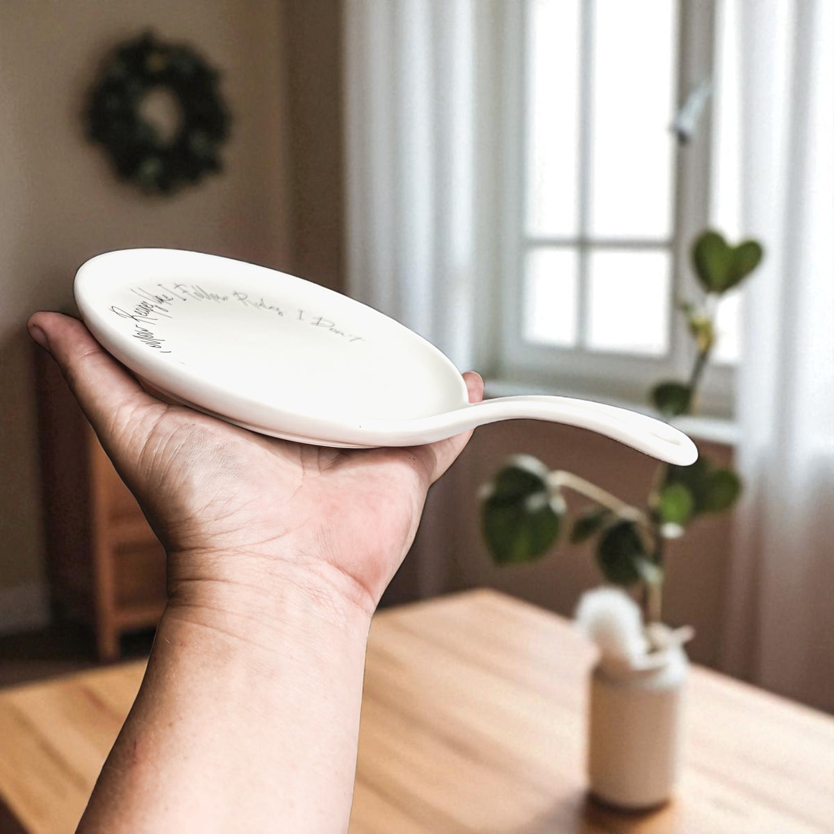 Recipes & Rules Spoon Rest (Several Spoon Finish Colors)