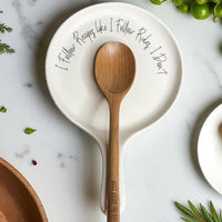 Recipes & Rules Spoon Rest (Several Spoon Finish Colors)