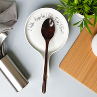 Recipes & Rules Spoon Rest (Several Spoon Finish Colors)