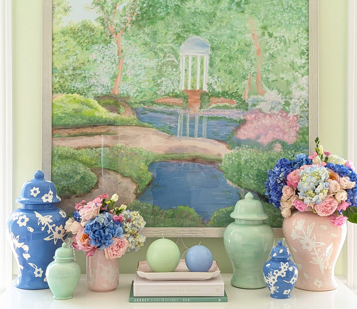 Sakura Ginger Jars in Beige (Various Sizes)