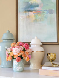 Sakura Ginger Jars in Beige (Various Sizes)